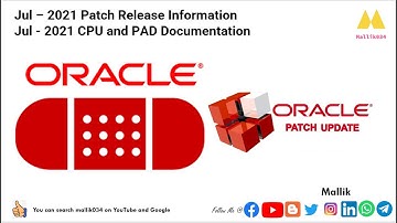 Jul 2021 Patch Release Information || Jul 2021 CPU & PAD Documentation || CPU & PSU