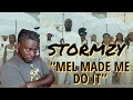 AMERICAN FIRST TIME HEARING STORMZY "MEL MADE ME DO IT"