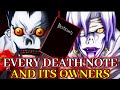 Every Known Death Note & Their Owners In The Death Note Universe – Explored
