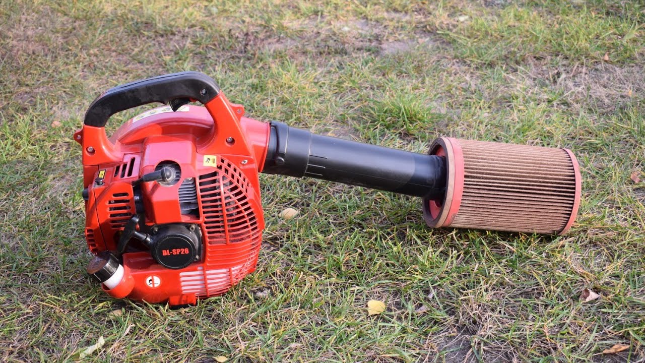 How To Clean The Air Filter With A Petrol Leaf Blower
