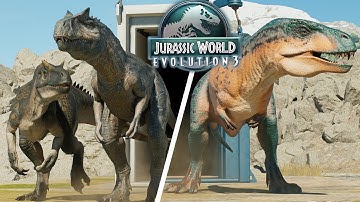 All Dinosaurs Max CAGE Release Animations | Jurassic World Evolution 3
