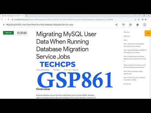 Migrating MySQL User Data When Running Database Migration Service Jobs || #qwiklabs || #GSP861