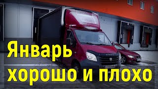 Грузоперевозки на газели, работа в Январе