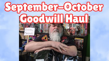 September October Goodwill Haul. Books Sci-Fi, Fantasy, Non-fiction and a Few DVDs