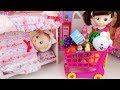 콩순이 아이스크림 냉장고 아기인형 공주침대 뽀로로 장난감놀이 Baby Doll Princess Bed and pororo ice cream refrigerator Toys Play