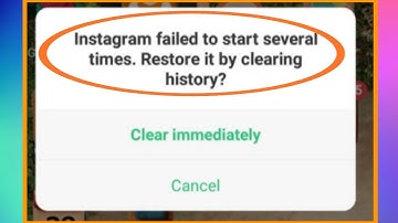 How to Fix "Instagram" Failed to Start Several Times. Restore it by clearing it