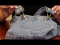 How to apply overall buckles