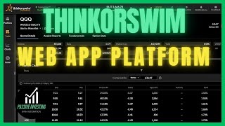 Schwab’s ThinkorSwim Web Platform (Overview)