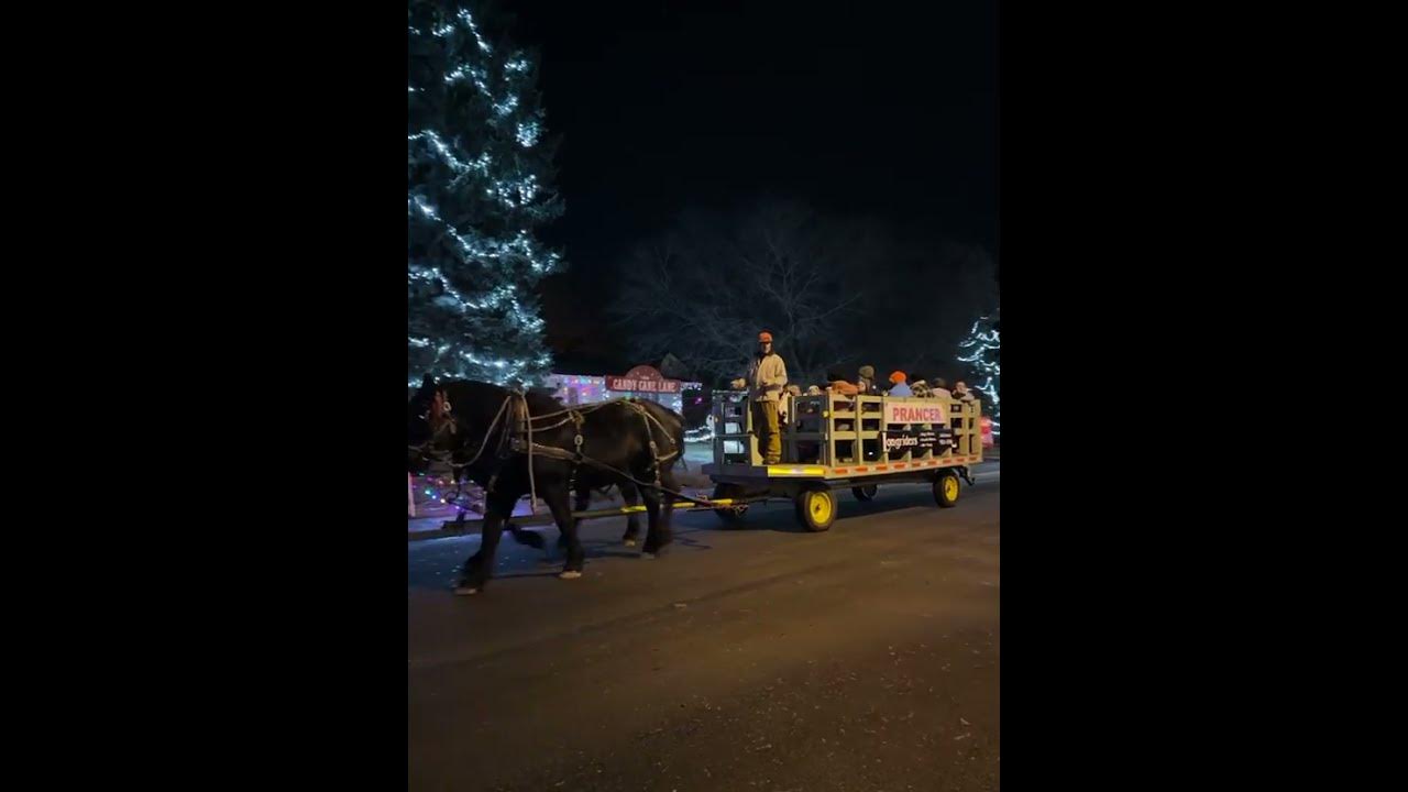 YEG Candy Cane Lane Sleigh Rides Edmonton, Canada YouTube
