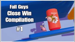 Fall Guys | Close Win Compilation! (My first one :D)