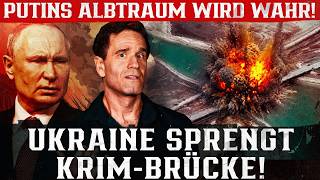 UNFASSBARER DOPPEL-ANGRIFF auf KRIM-BRÜCKE! RUSSISCHE TRUPPEN FLÜCHTEN von Kinburn-Halbinsel!