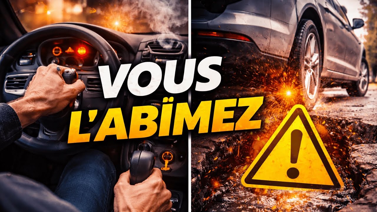 Vous conduisez tous les jours… mais vous abîmez votre voiture sans le savoir.