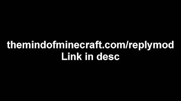 Reply Mod Ported to Forge 1.8 through 1.10.2!