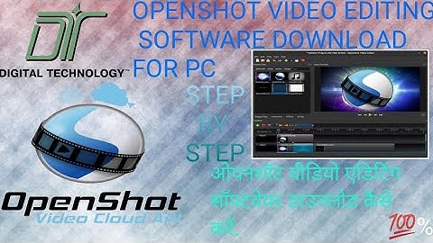 Openshot Video Editing And Photo Editing Software Download For Pc Free