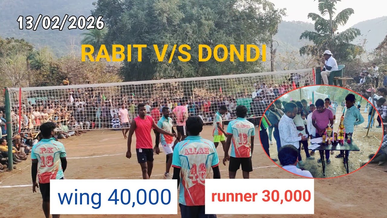 Rabit V/S Dondi Fainal match Volleyball 