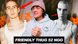 картинка: СКОРО СТАНЕТ ПОПУЛЯРНЫМ? FRIENDLY THUG 52 NGG — Calmer / Miss You РЕАКЦИЯ