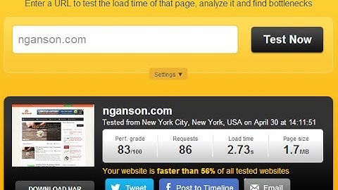 Tối Ưu Hóa Tốc Độ Tải Trang Cho Blog