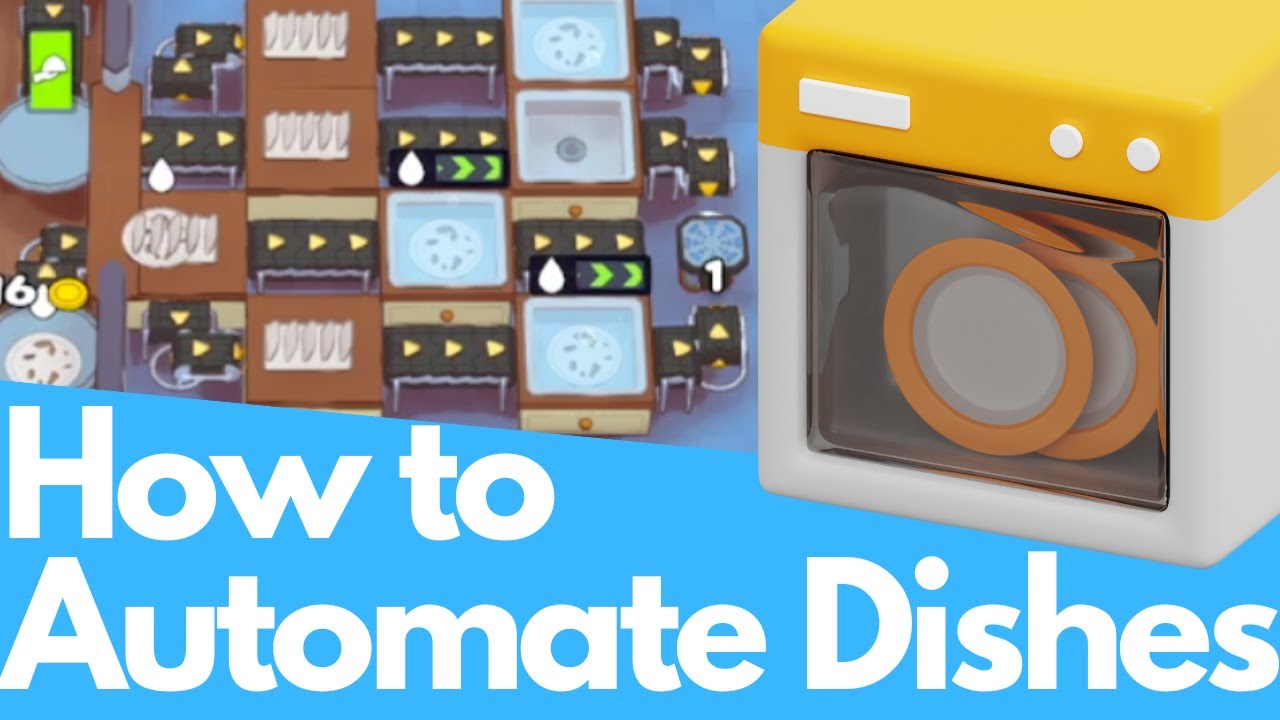 How to Automate Dish Washing in Small Space Tutorial PlateUp! YouTube