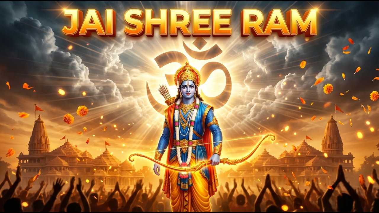 Jai Shree Ram Anthem 🏹🚩 Dharma Power Vibes 🔥 Hindu Music Community || Ram Bhakti Song