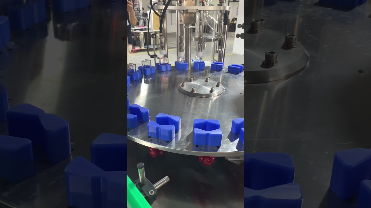 Automatic perfume filling crimping machine