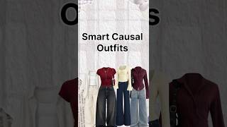 Smart causal outfits ideas 💡👀 #outfit #smartcasual #outfitinspo #pinterestinspired #ytshorts