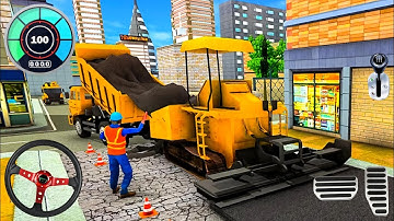 Heavy Machine Mining Games 3D - Road Builder Heavy Machine Simulator : Android GamePlay