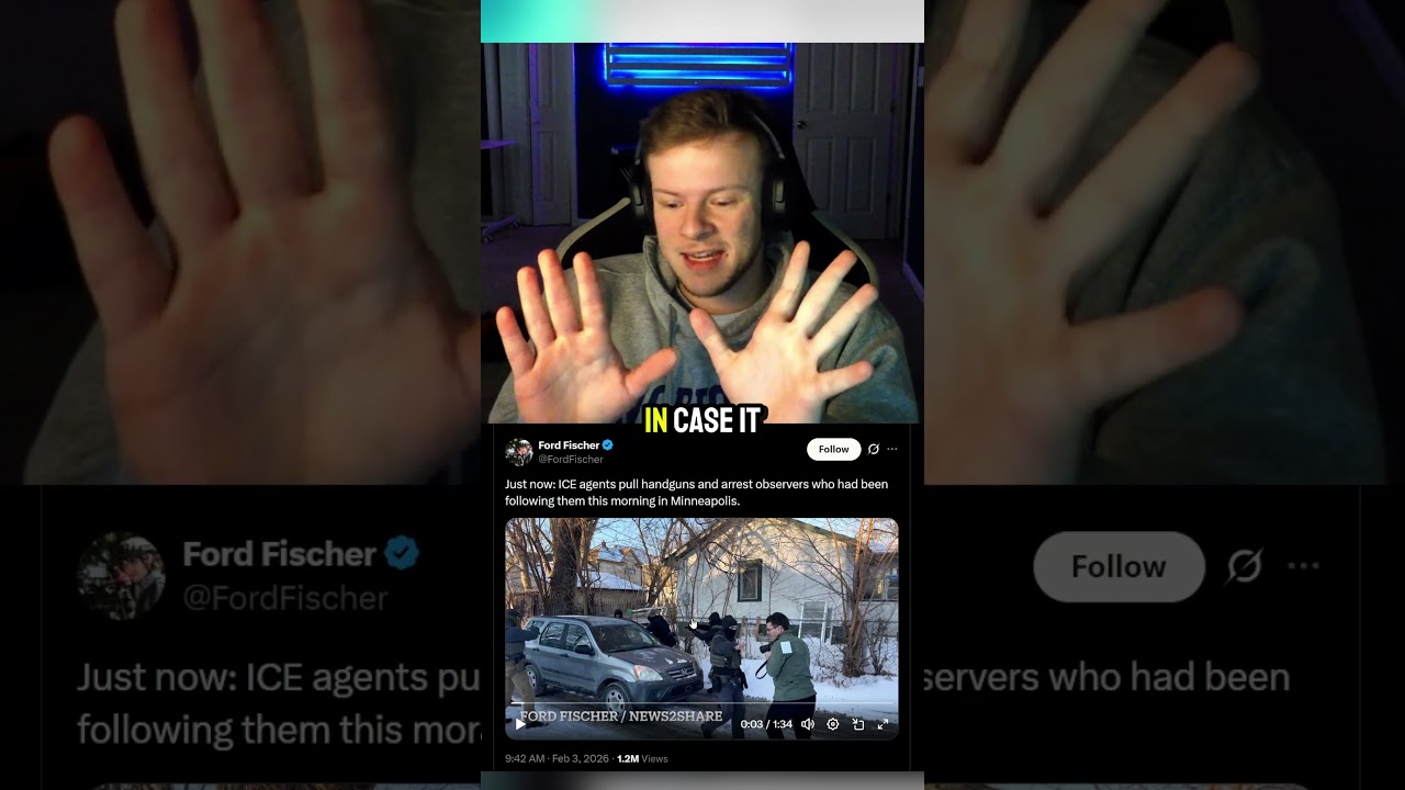 Агенты иммиграционной и таможенной службы окружили автомобиль с оружием наготове, чтобы снять их ...