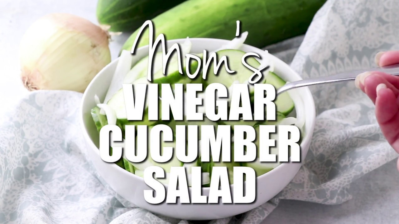 Easy Marinated Cucumbers (Mom's Recipe) - Momsdish