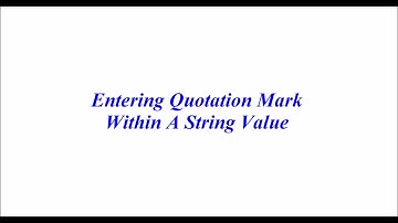 #52 Python tutorial-Python for beginners|Entering Quotation Mark Within A String Values