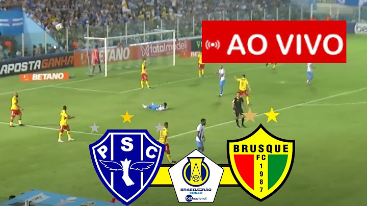 PAYSANDU x BRUSQUE AO VIVO I BRASILEIRÃO SÉRIE B 2024 I JOGO AO VIVO