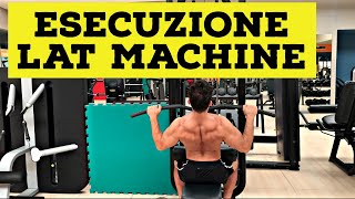Lat Machine Esecuzione