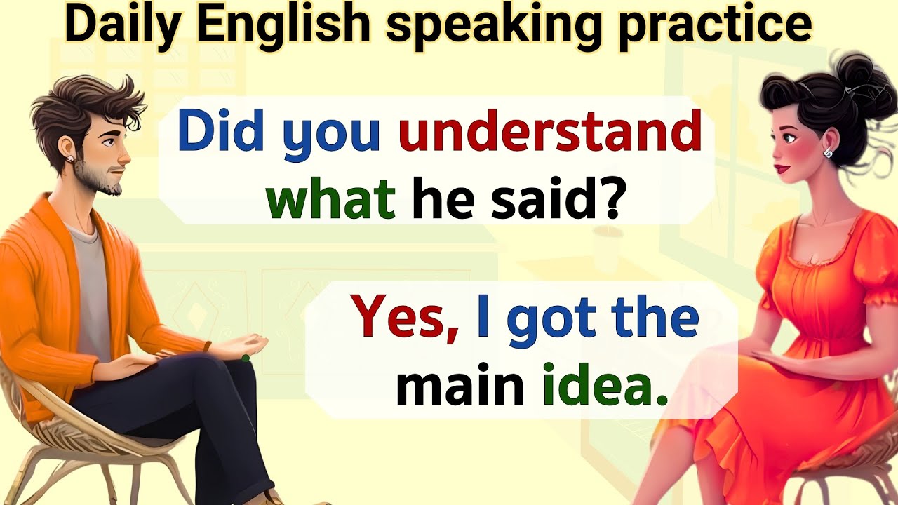 Simple Daily English Conversations | Listening and Speaking Practice ...
