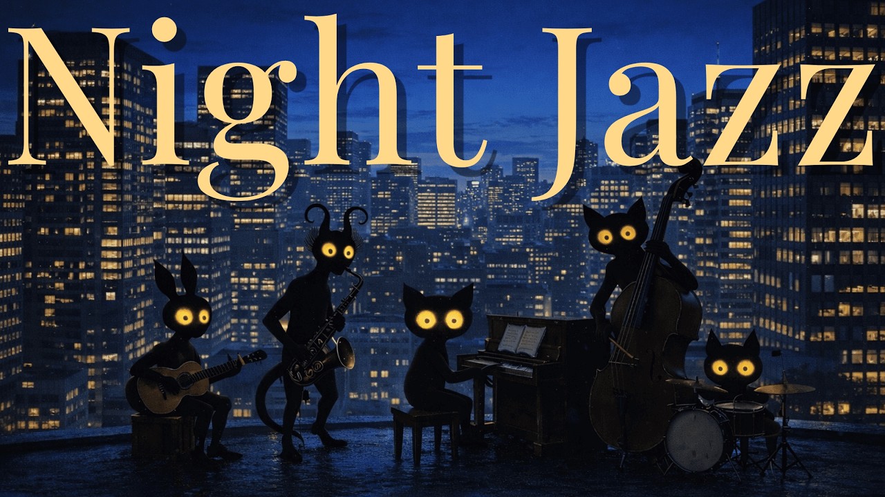 都会の灯りに溶けるナイトジャズ｜Urban Night Jazz｜Relax & Study