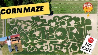 FAMILY OF 5 GETTING LOST IN THE BEST CORN MAZE IN THE U.S | MIKE’S MAZE | SUNDERLAND MA