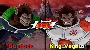 Bardock vs. King Vegeta ( Great Ape Battle) | DBZ Budokai Tenkaichi 3