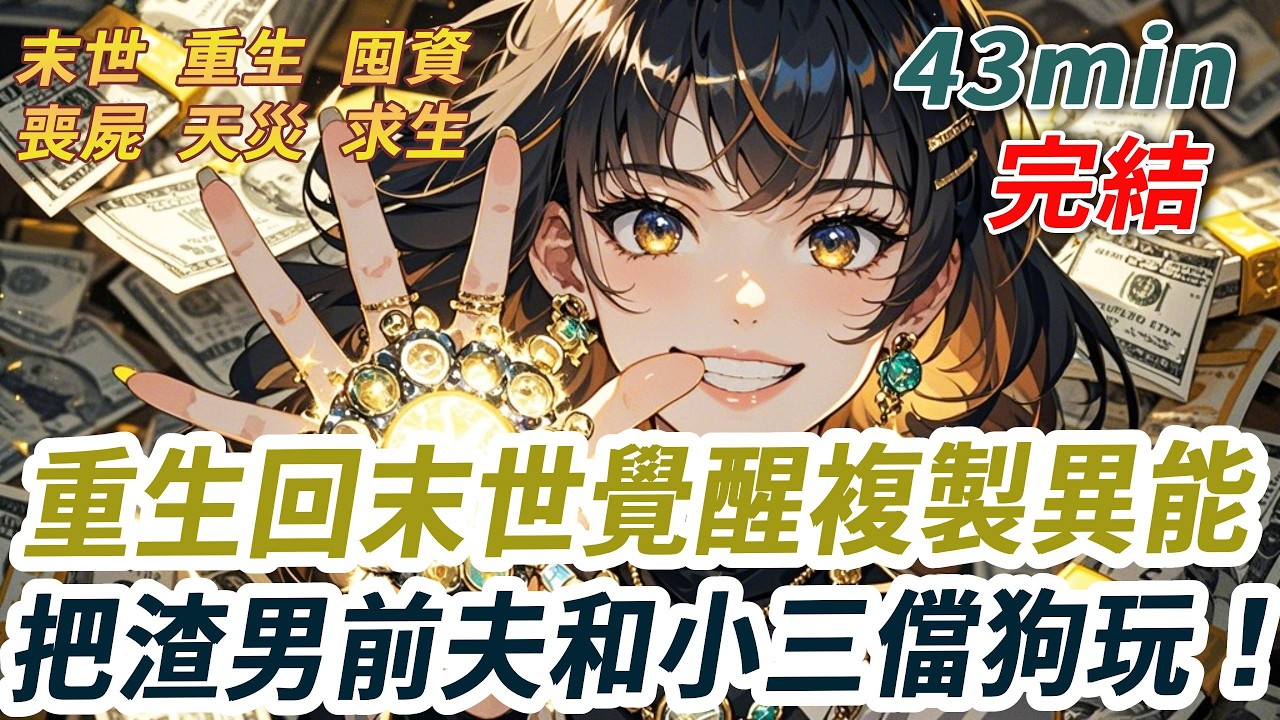 末世後我發現自己能復制物資。老公卻笑著把我的秘密告訴了避難所： “我妻子是移動倉庫大家需要什麼都找她！”被瘋狂的人群抽幹力量時，我看見他摟著我水系異能的閨蜜“別怪我她能生水，妳只會復制壓縮餅幹”再睜眼