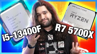 Intel i5-13400F CPU Review & Benchmarks vs. AMD R7 5700X, 7600, & More