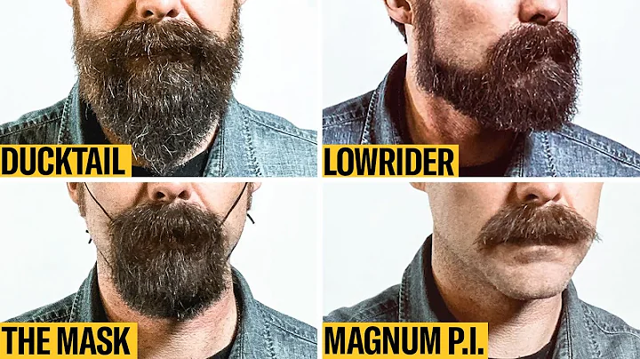 8 Facial Hair Styles on One Face, From Full Beard to Clean Shaven | GQ