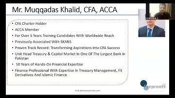 CFA Orientation | CFA Level 1 | Preproots - ACCA & CFA Learning Hub