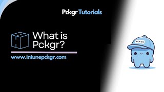 What is Pckgr? Automated application packaging & deployment, integrated with Microsoft Intune.