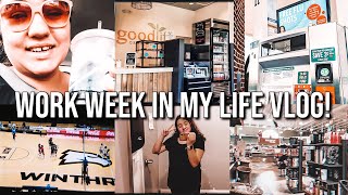 WORK WEEK IN MY LIFE VLOG! NEW JOB, Dogs, Workout, Shopping & Haul | Hannah Rebekah