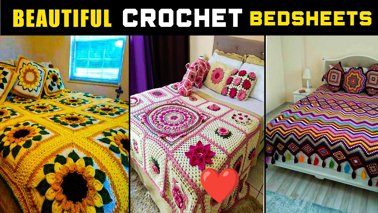 Handcrafted Elegance Crocheted Bedsheet Patterns YouTube