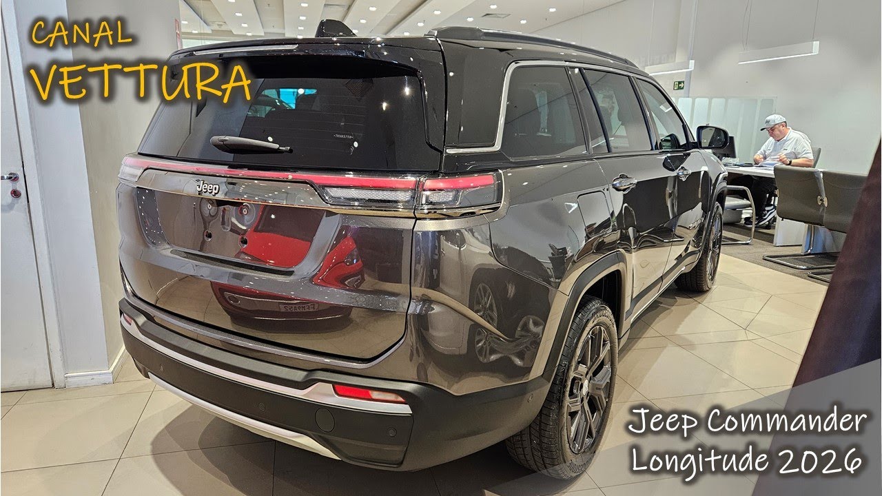 Será o melhor SUV de 7 lugares? Jeep Commander Longitude 2026