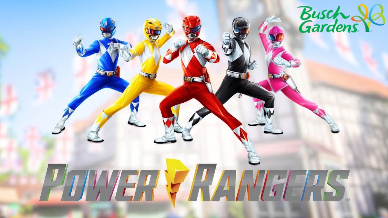 Power Rangers Picnic? The Power Rangers Are Coming To Busch Gardens ...
