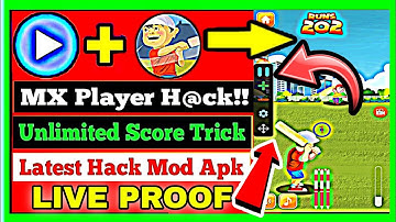 MX Player Street Cricket Game Hack Trick | Auto Score Hack Mod Apk | MX Player All Games Hack Trick
