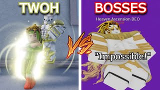 [YBA] The World Over Heaven vs. All Bosses
