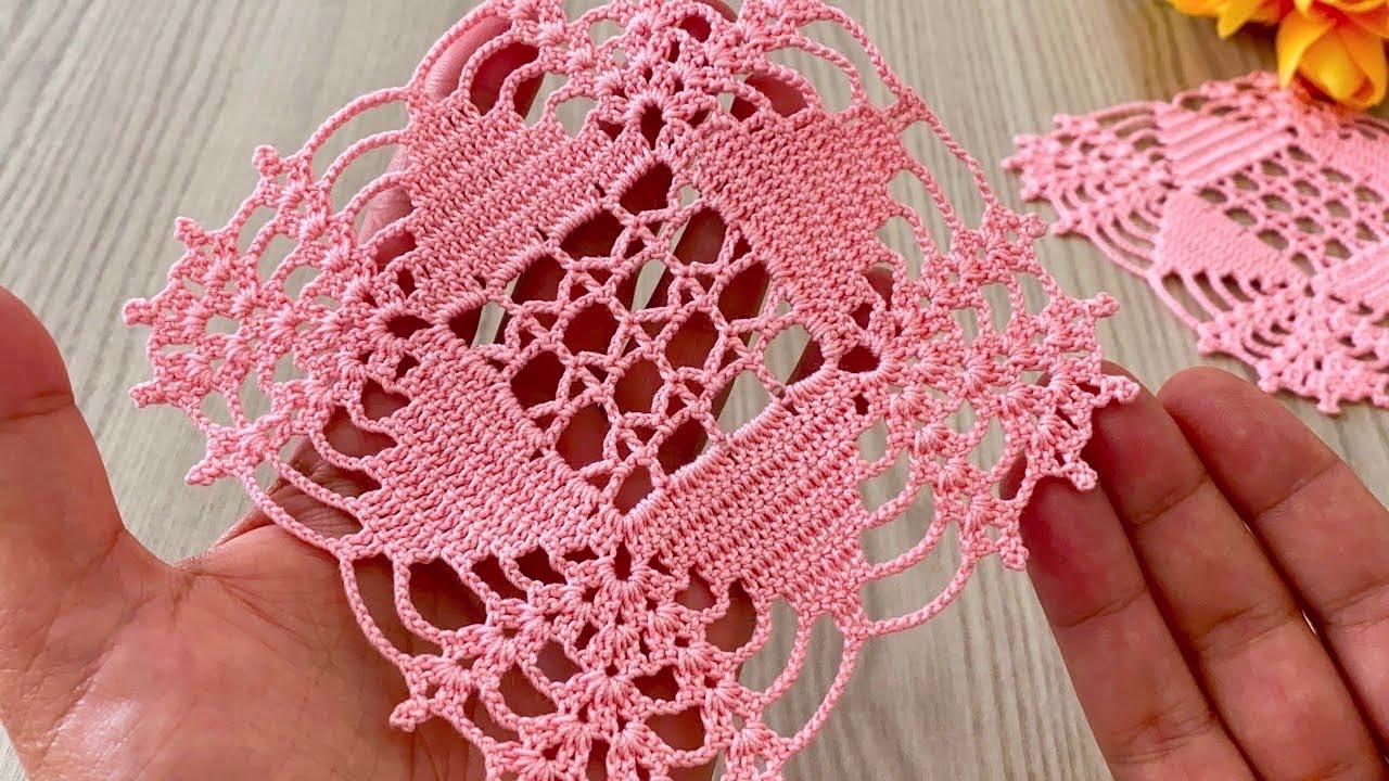 🌸Amazing Crochet Motif Pattern🌸 How to Make a Multipurpose Runner, Tablecloth