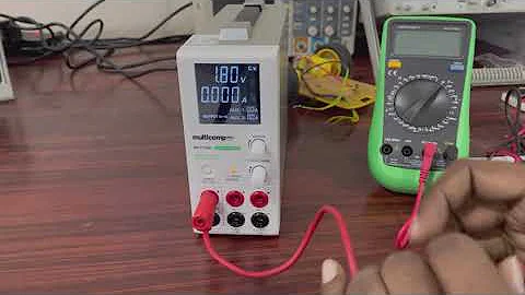 Using of Multicomp Pro Power Supply