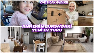 Annemi̇n Bursadaki̇ Yeni̇ Ev Turu Çok Sicak Günler Bebek Mayosu Kargo Açilimi