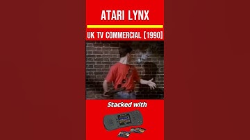 ATARI LYNX UK TV COMMERCIAL 1990 #oldtvcommercials #retrogaming